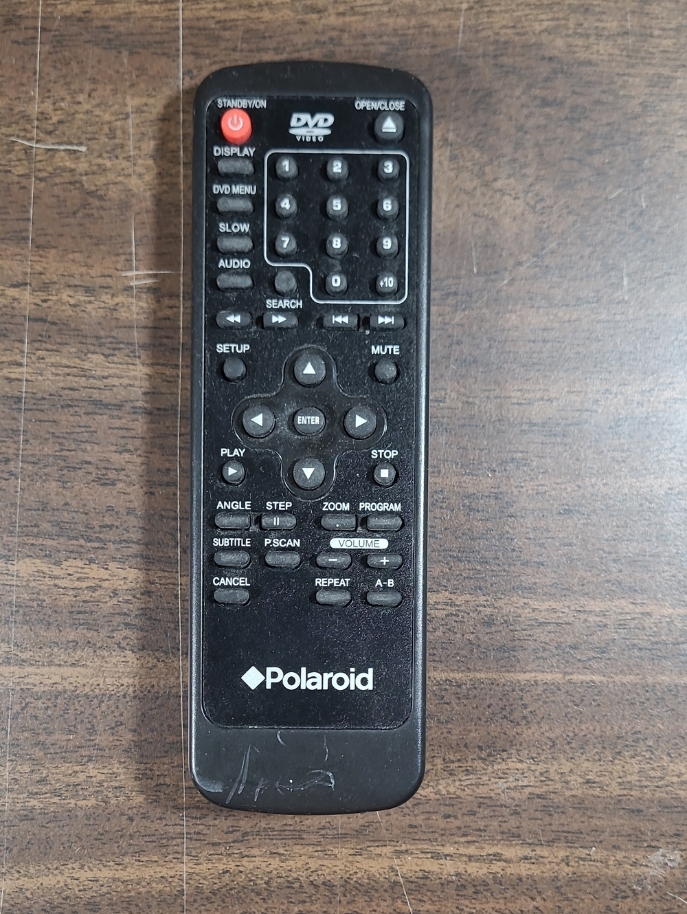 Polaroid Black Remote Control with White Logo JX-8006G